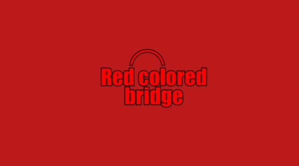 Red Colored Bridge